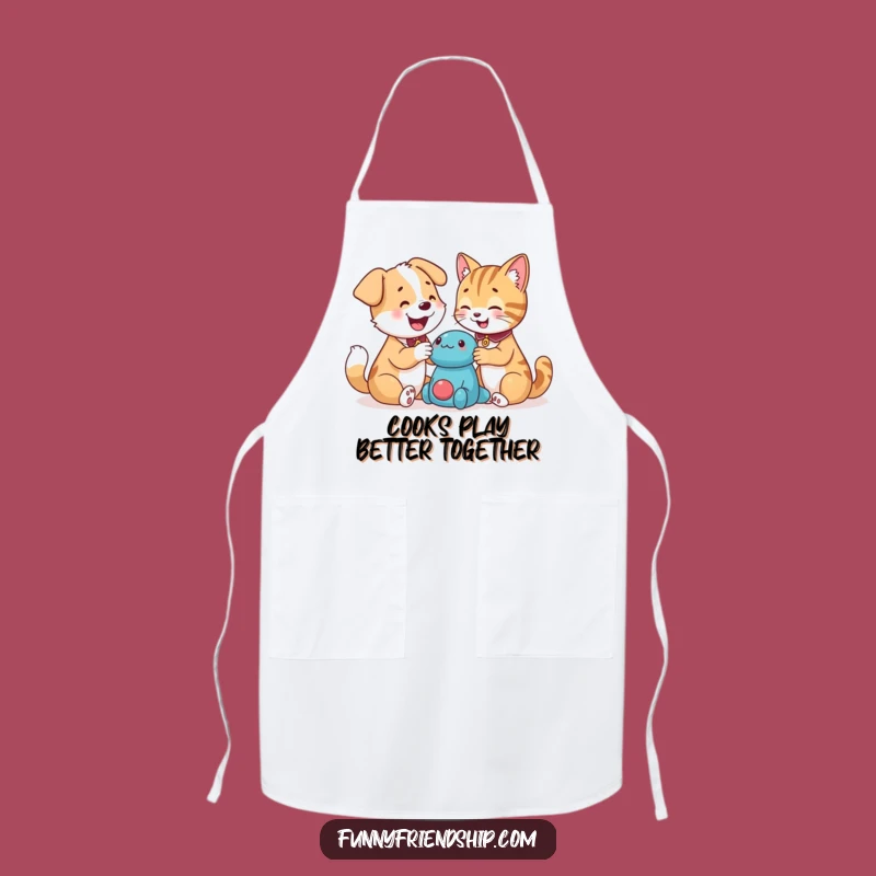Funny Dog and Cat Chef Apron: Hilarious Kitchen Gift for Pet Lovers