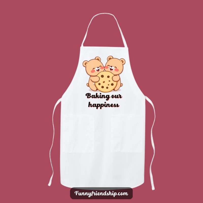 Funny Bear Cookie Sharing Apron - Bake with Friends!