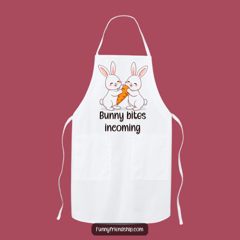 Funny Rabbit Carrot Apron: Cook with Bunny-Sized Fun!