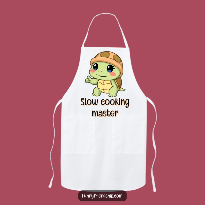 Funny Turtle Helping Hand Apron: Steady Support Kitchen Wear, Ideal Funny Gift