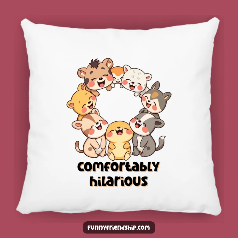 Funny Animal Hug Pillow: Comforting Laughter for a Perfect Gift