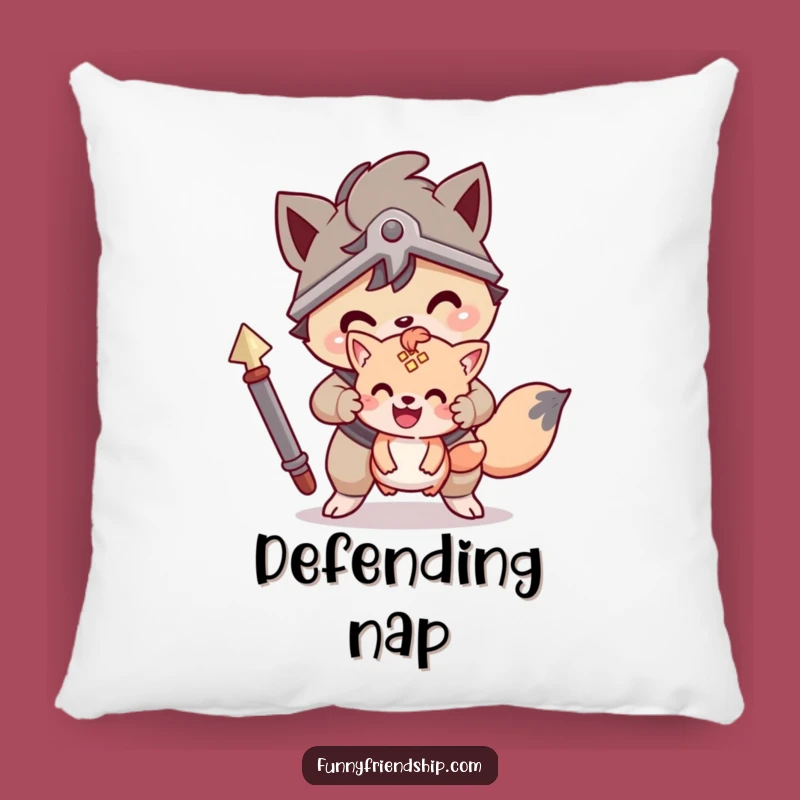 Funny Protector Pals Pillow: Cozy Support Funny Gift