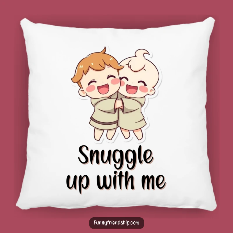Soft Funny Hugging Characters Pillow: Cuddle Up with Cheerful Embraces