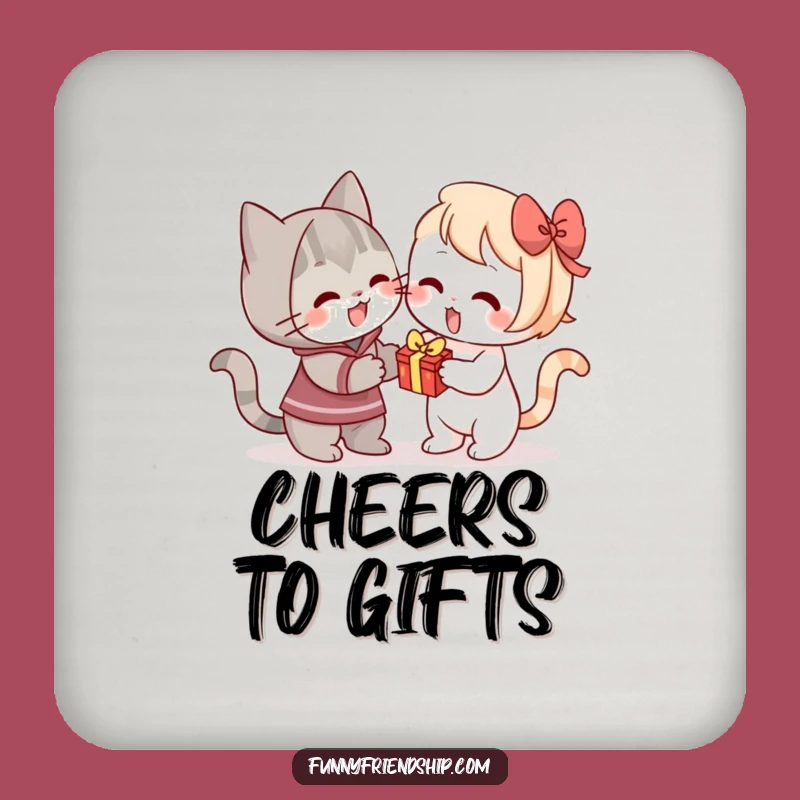 Funny Cat Gift Coasters: Protect Surfaces with Feline Flair