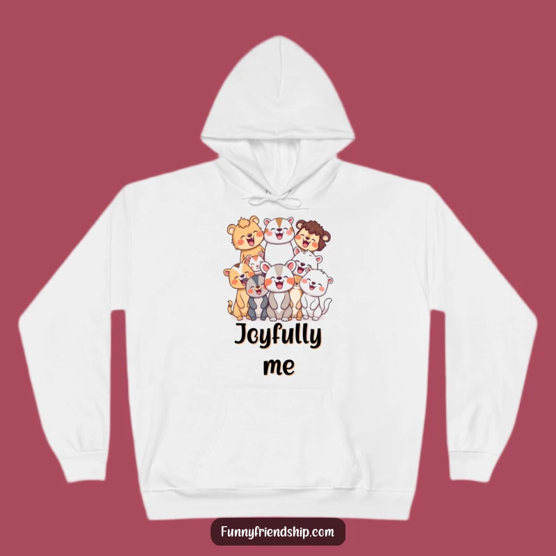 Funny Animal Laugh Hoodie: Cozy Group Sweatshirt, Ideal Gift