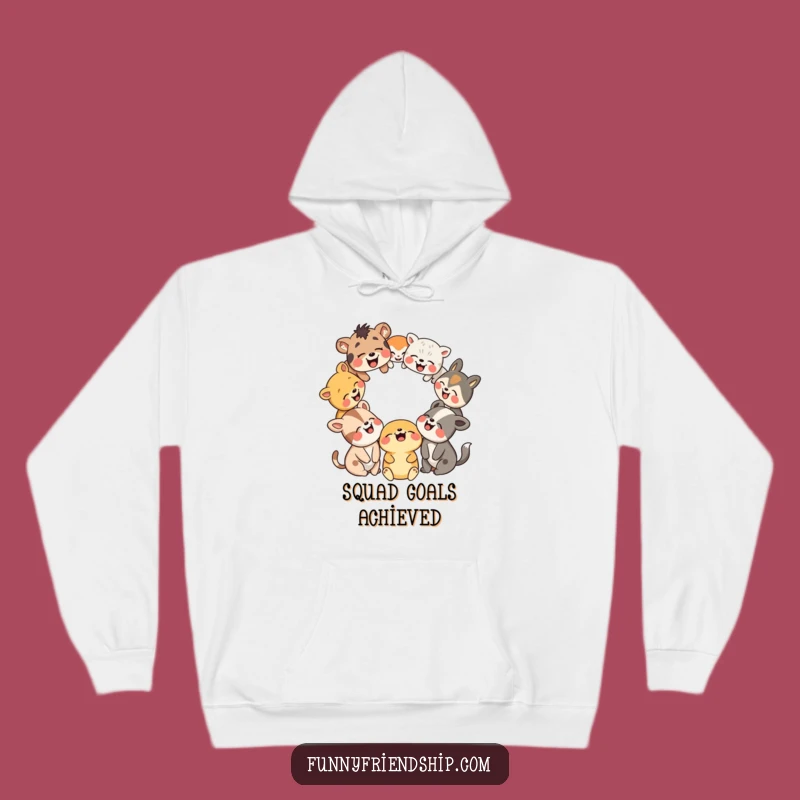 Funny Animal Party Hoodie: Cozy Laughs for a Perfect Gift