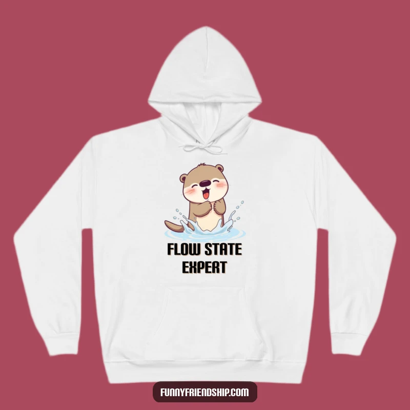 Funny Otter Splash Hoodie: Cozy, Comfy, and Hilariously Cute, Perfect Gift