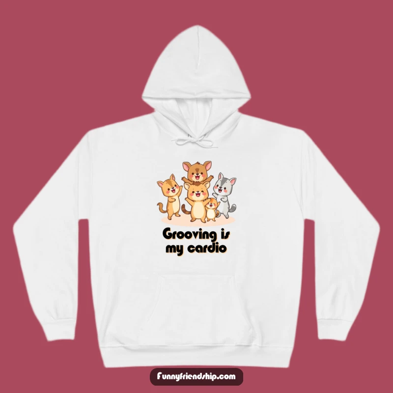 Funny Animal Dance Hoodie: Cozy Critter Celebration, The Perfect Funny Gift for Parties