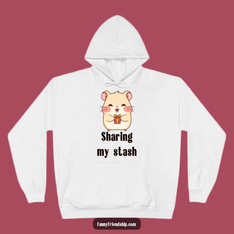 Funny Hamster Gift Hoodie: Cozy Up with This Adorable Friend's Hilarious Present