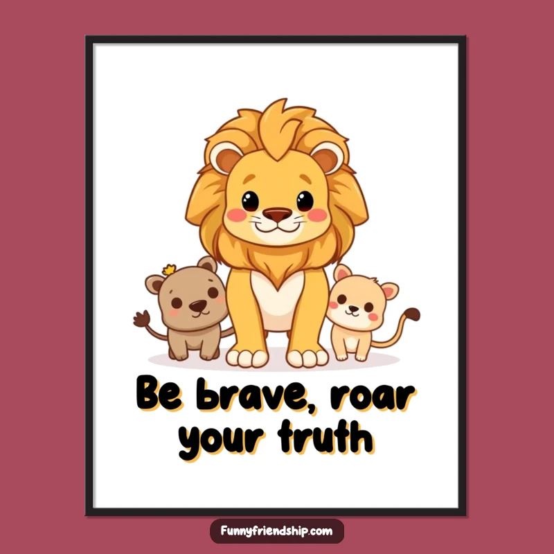 Funny Free Printable Lion Guard Wall Art - Majestic Downloadable Decor!