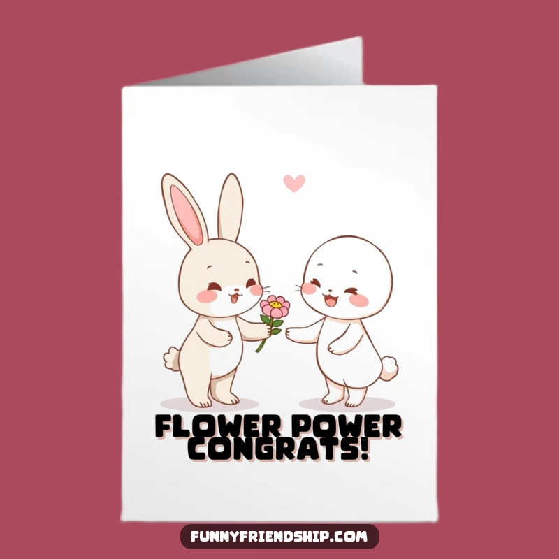 Flower Power Congrats: Free Printable Card for Your Big Achievement!