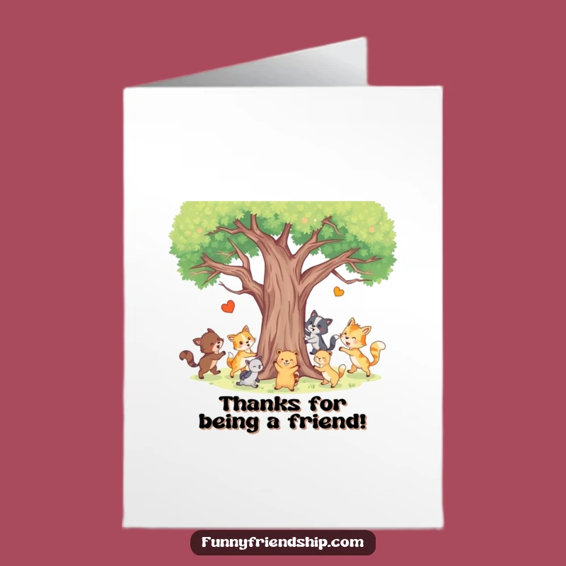 Free Printable Thank You Card: Animal Tag, Downloadable Grateful Fun