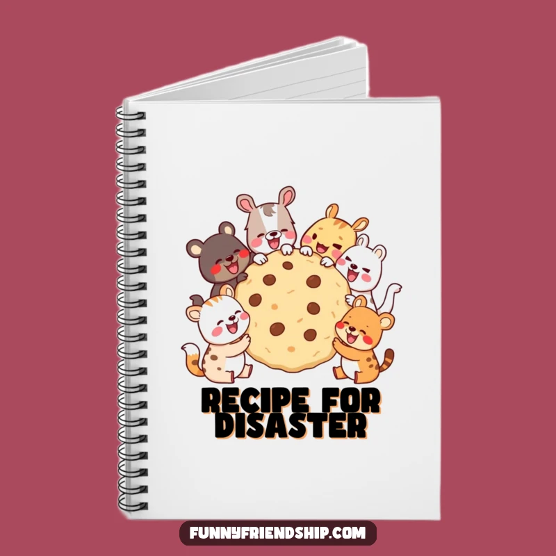 Funny Animal Cookie Party Notebook: Jot Down Ideas with Friends and Sweetness