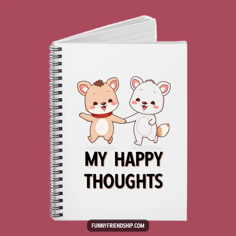 Funny Animal Friends Skip Notebook: Joyful Journal Funny Gift