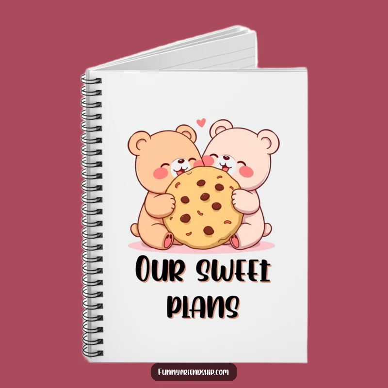 Funny Bear Cookie Sharing Notebook: Jot Down Sweet Moments