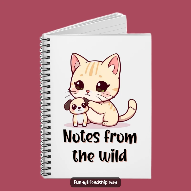 Funny Cat Dog Tag Notebook: Jot Down Notes with Playful Pet Humor