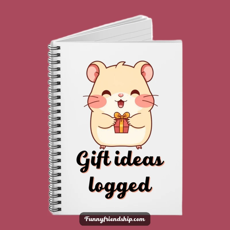 Funny Hamster Gift Notebook: Jot Down Notes with This Cheerful Friend's Inspiring Presence