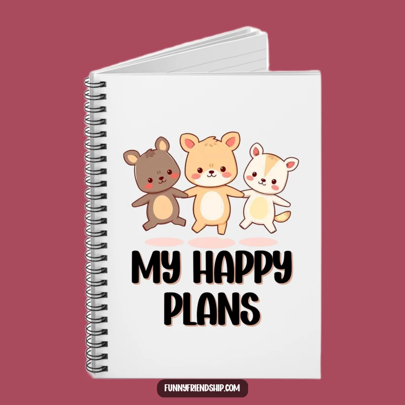 Funny Animal Friends Notebook: Journal with Joy & Friendship Gift