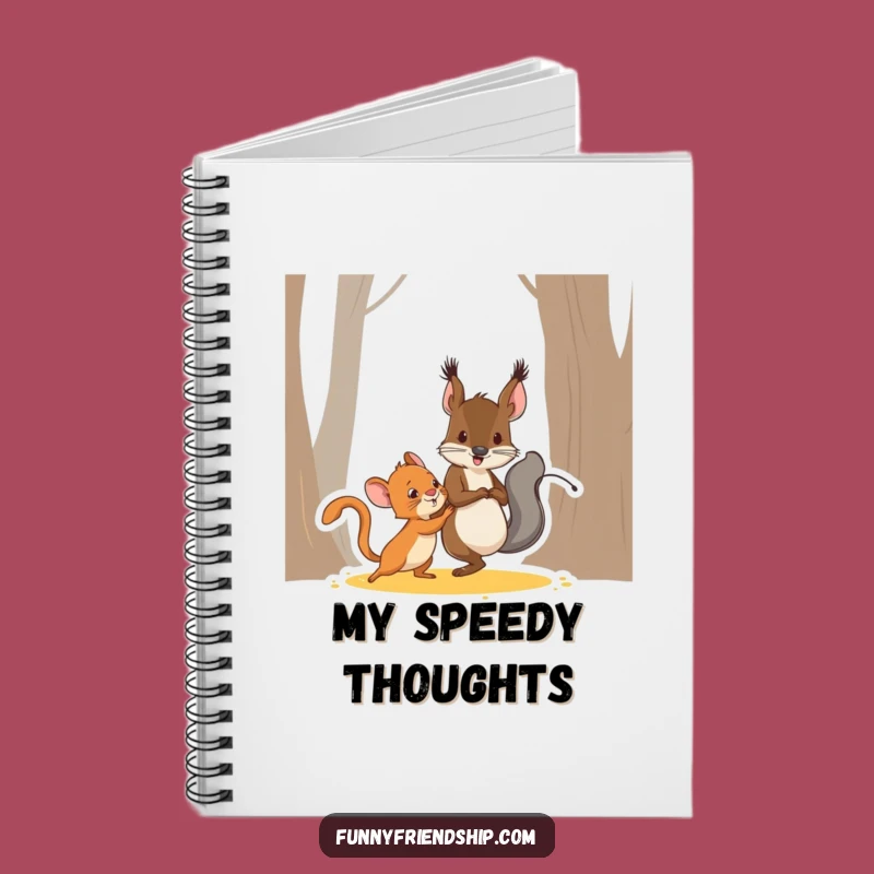 Funny Squirrel Mouse Tag Notebook: Jot Down Playful Ideas