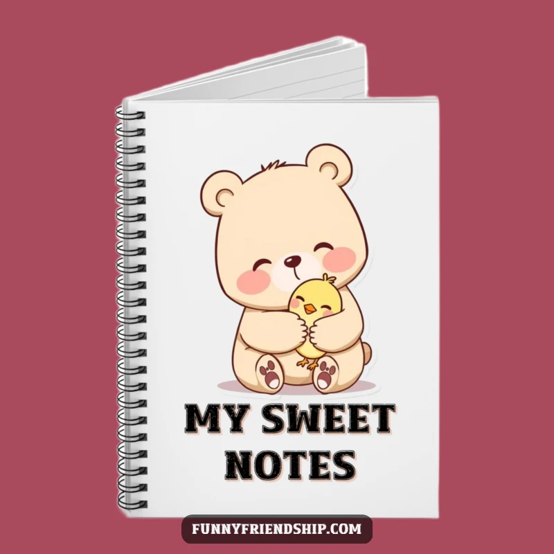 Funny Bear Hug Notebook: Sweet Thoughts for a Perfect Gift