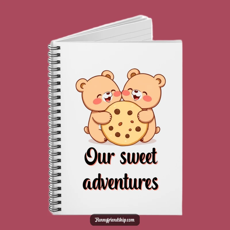 Funny Bear Cookie Sharing Notebook - Jot Down Sweet Memories!
