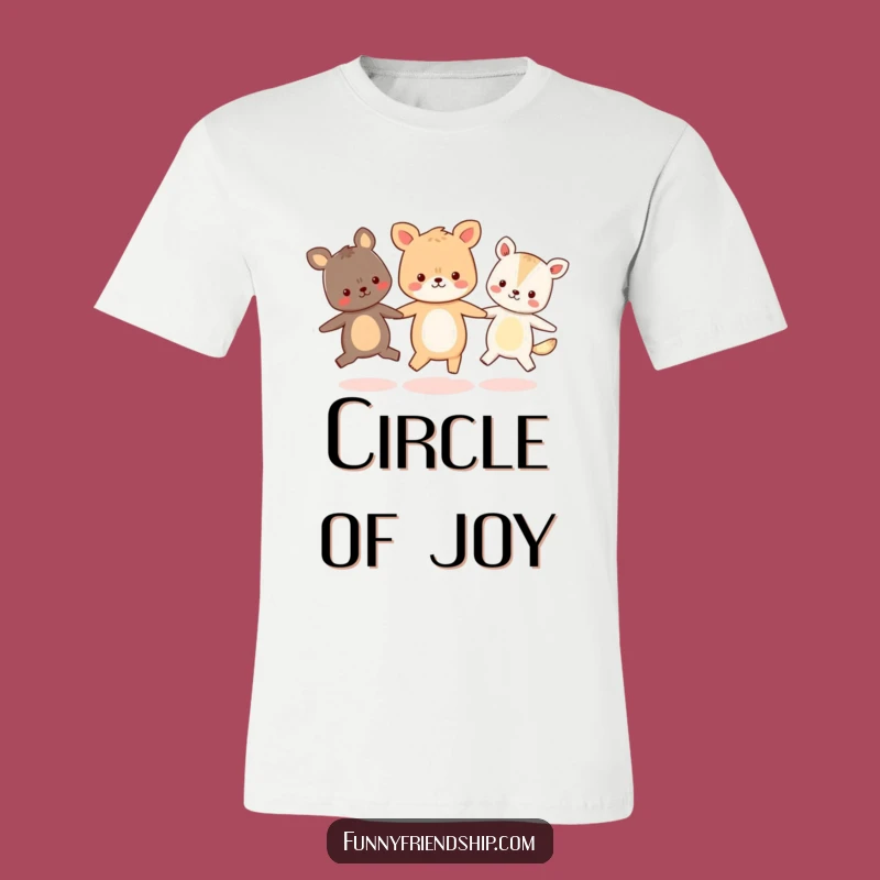 Funny Animal Friends T-Shirt: Skip with Joy & Humor Gift