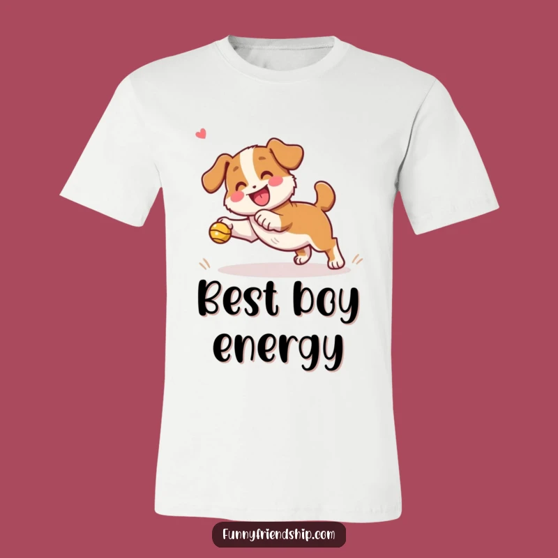 Funny Dog Fetch T-Shirt: Playful Pup Tee for Active Adventures