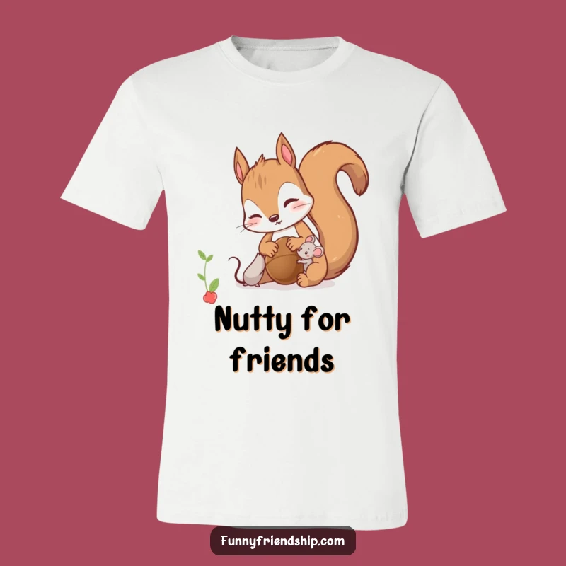 Funny Squirrel and Mouse T-Shirt: Spread Kindness with Cute Animal Style