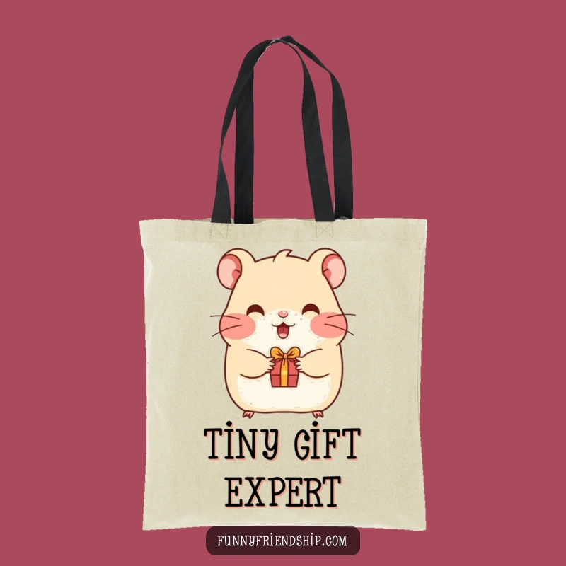 Funny Hamster Gift Tote Bag: Carry Your Treasures with This Hilarious Friend's Charm