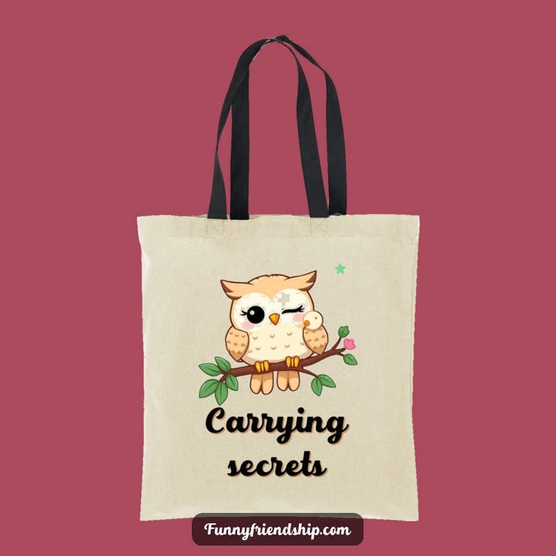 Funny Owl Buddies Tote Bag: Carry Your Wisdom with Humorous Style
